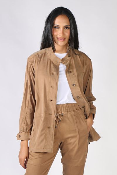 Steel Jacket By Lania In Tan