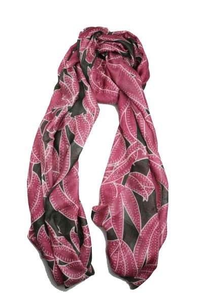 Leaf Designer Scarf By Namaskar