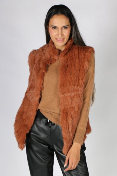 Loobies Story Gigi Vest In Ginger