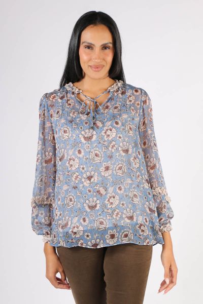 Loobies Story Margaret Shirt In Blue