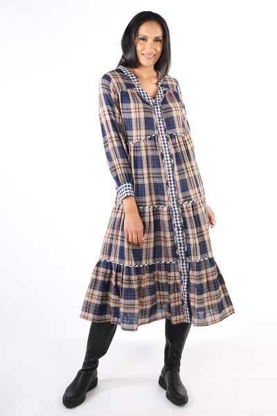 Madly Sweetly Beth Dress In Check