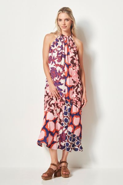 Verge Montella Midi Dress In Print