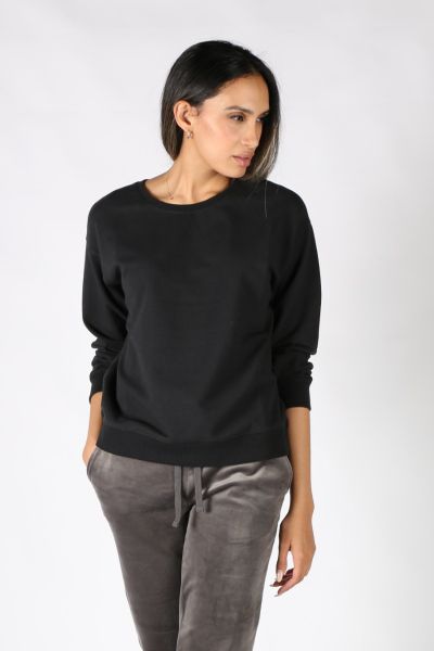 NYDJ Luxe Cotton Sweat In Black