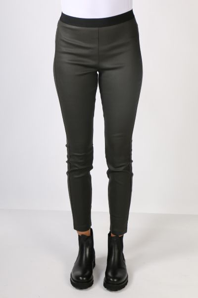 Waxed Stretch Perugia Pant by Lounge in Olive