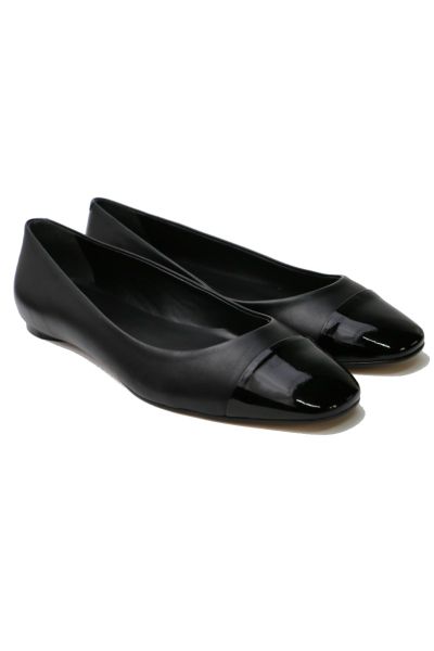 Gilma Ballet Flat By Sempre Di In Black