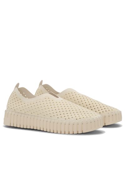 Tulip Plateau Shoe By Ilse Jacosben In Milk