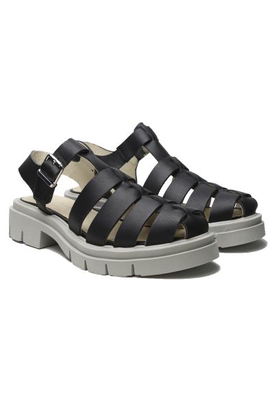 Wave Paco Fisherman Sandal In Black