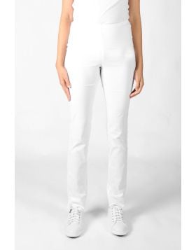 Acrobat Slim Leg Pant in White by Verge