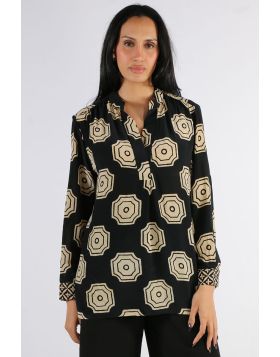 Anupamaa Medallion Roma Shirt In Print