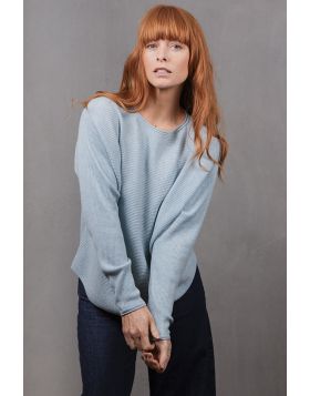 Experience effortless style and comfort with the Dolman Rib Pullover, a modern knitwear essential that elevates your casual wardrobe with understated sophistication. This pullover features a relaxed dolman sleeve silhouette, providing roomy comfort while 