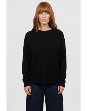 Experience effortless style and comfort with the Dolman Rib Pullover, a modern knitwear essential that elevates your casual wardrobe with understated sophistication. This pullover features a relaxed dolman sleeve silhouette, providing roomy comfort while 