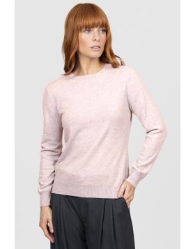 Bridge and Lord Chloe Crew Neck Pullover In Pink