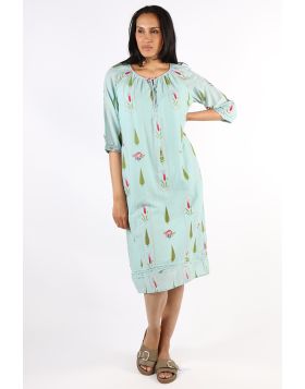 Caju Indian Dress In Print