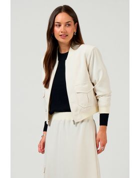 Madly Sweetly Cavalry Jacket In Vanilla