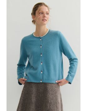 Cashmerism Easy Days Cardigan In Blue