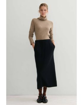 Cashmerism Luxe Pencil Skirt In Black