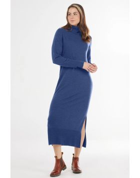 Bridge and Lord Roll Neck Dress In Denim