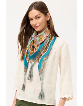 Johnny Was Endora Silk Scarf