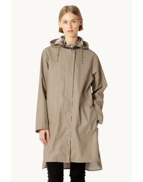 Ilse Jacobsen A Line Raincoat In Wheat