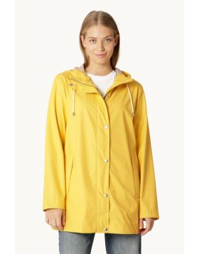 Ilse Jacobsen Classic Rain Jacket In Lemon Drop