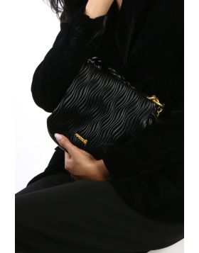 Crinkle Bag By Pepe Moll In Black