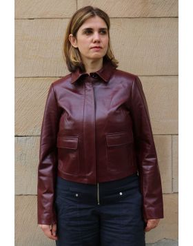 Koyu Studio Jacket In Burgundy