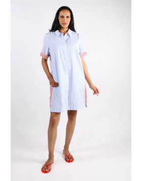 An easy throw on an go is a summer staple dress and Baci gives you just that. In a Washed Crushed Cotton, this dress is perfect to put on after a swim, layer with a tee or on its own. With its Crew neck, this Sleeveless Tiered Tank Dress makes you swing i