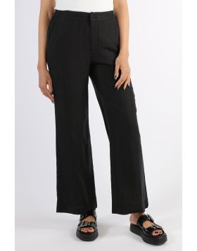 The Jump Fly Front Pant offers sleek, versatile style with a tailored fit. Crafted from soft, breathable fabric, these women s pants feature a clean fly front closure and elasticated sides are perfect for both work and casual wear. 596J7094.
