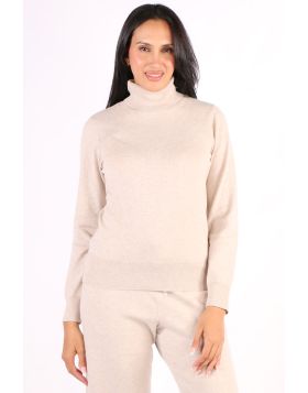 Keep Cozy and in style this season in this jumper by Jump. In a cotton wool blend, the easy fit jumper features a double roll polo neck, full sleeves and can be styled with staple pants, skirts and denims. 58611063A.