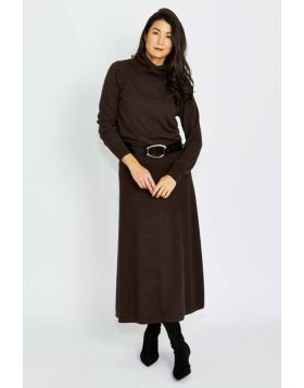 A Line Skirt In Chocolate By Jump