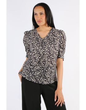 Knewe Fizz Top In Print