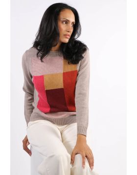 Mansted Corinth Jumper In Mushroom