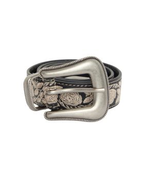 Maison Hotel Mariachi Guadalupe Belt in Onyx