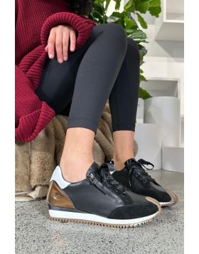 Marvel Sneaker By Minx In Black