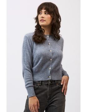 Mia Fratino Sierra Cardigan In Smoke