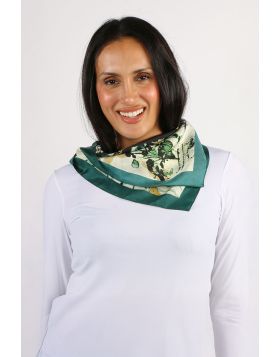 Namaskar Abstract Trees Square Scarf In Multi