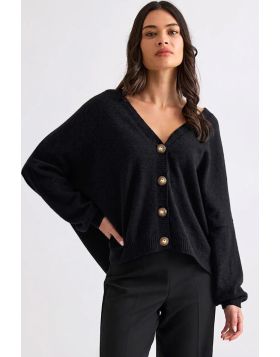 Mia Fratino Nova Cardigan In Black