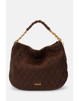 Crinkle Bag By Pepe Moll In Brown