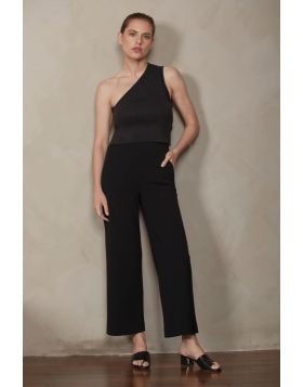 Raffaelo Rossi Palina Crepe Jersey Pant In Black
