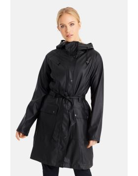Ilse Jacobsen Trench Raincoat In Black