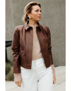 Koyu Studio Jacket In Hazelnut