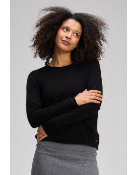 Zaket & Plover Crew Essential Jumper In Black