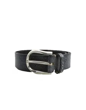 Sparkle Leather Belt By B.Belt In Black