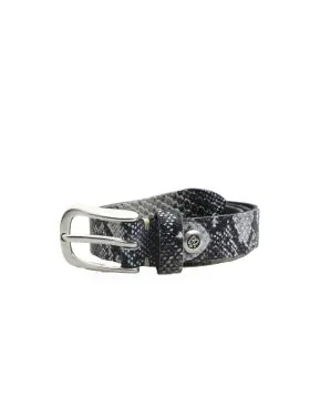 Snake Skin Skinny Belt By B.Belt