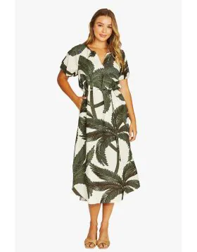 Copacabana Tie Dress In Multi By Jump