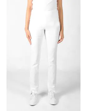 Acrobat Slim Leg Pant in White by Verge