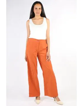 Aldo Martins Finish Pant In Rust