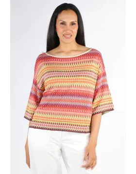 Aldo Martins ZigZag Top In Red