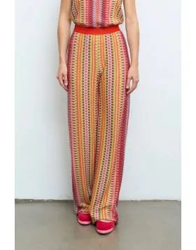 Aldo Martins Retro Palazzo Pants In Red