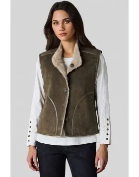 Lania Aspen Vest In Khaki